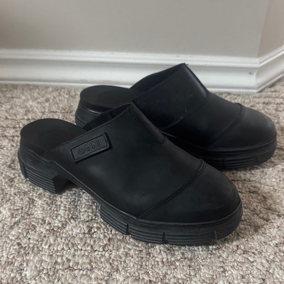 Ganni Shoes - Ganni Rubber Clog Mules 38